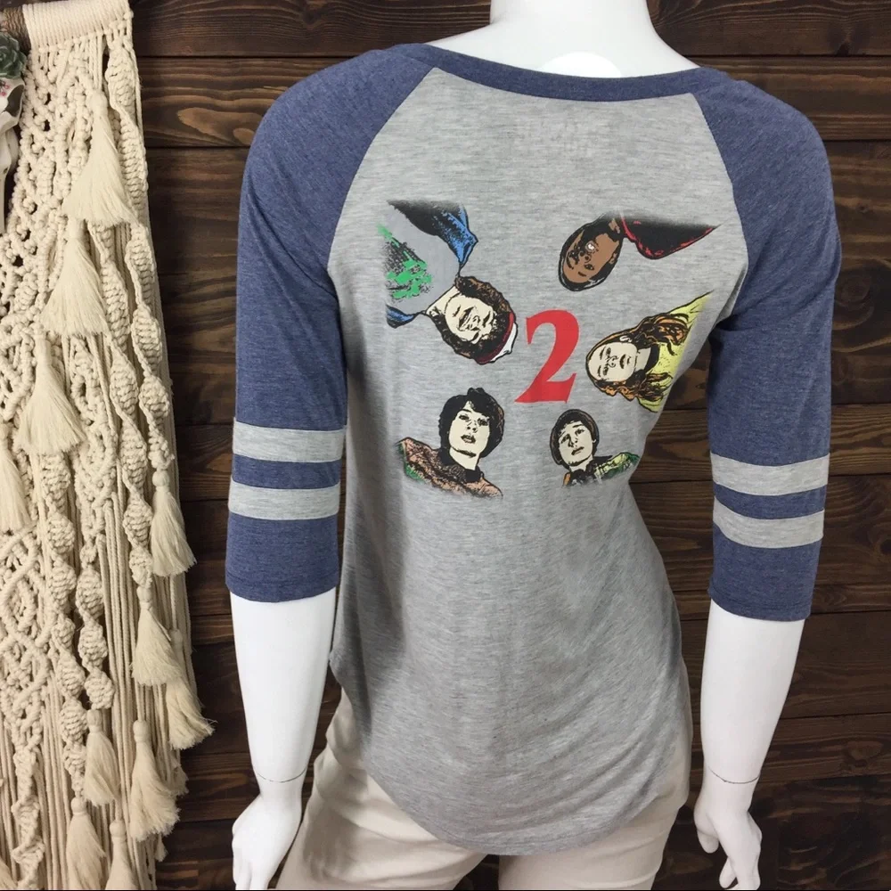 Stranger Things | Graphic Ringer Tee Striped‎